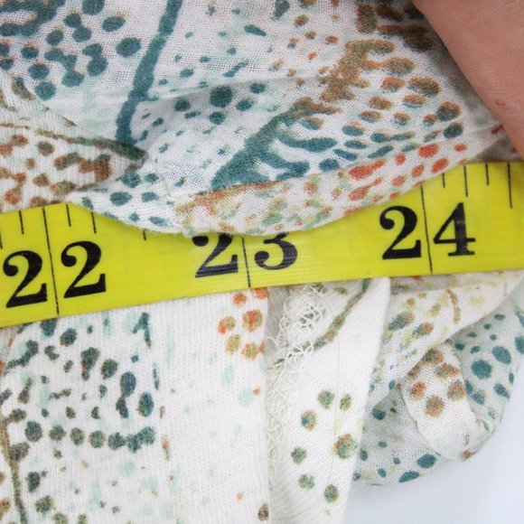 Anthropologie Eri + Ali Blouse Top Womens Multicolor 3/4 Sleeve Lightweight M - Picture 7 of 8